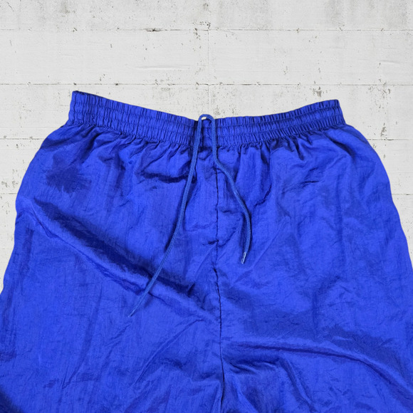 90s Vintage Colorblock Track Set Y2K Blue White Windbreaker Joggers Size Medium - Picture 8 of 16